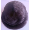 Image 2 : Blue Felt Hat with Ribbon and Brown Fur Hat with Decorative Floral Hatbox