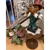 Image 1 : Trumpet Tootin' Jazz Man 22T w/ End Table 16T & Faux House Plant