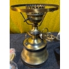 Image 2 : Brass and Black Multi-Piece Lighting Fixture Set
