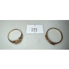 Image 2 : Stamped 10K Yellow Gold Ladies Rings - Gold Nugget Design & More 