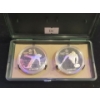 Image 1 : RCM 1988 Winter Olympics, Calgary - Curling and Ice Skating Sterling Silver 9.25 Coins 34.07g each