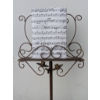 Image 4 : Decorative Metal Music Stand with Candle Holders