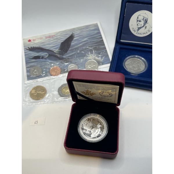 2018 Fine Silver RCM, 1998 proof set, Pope John Token 