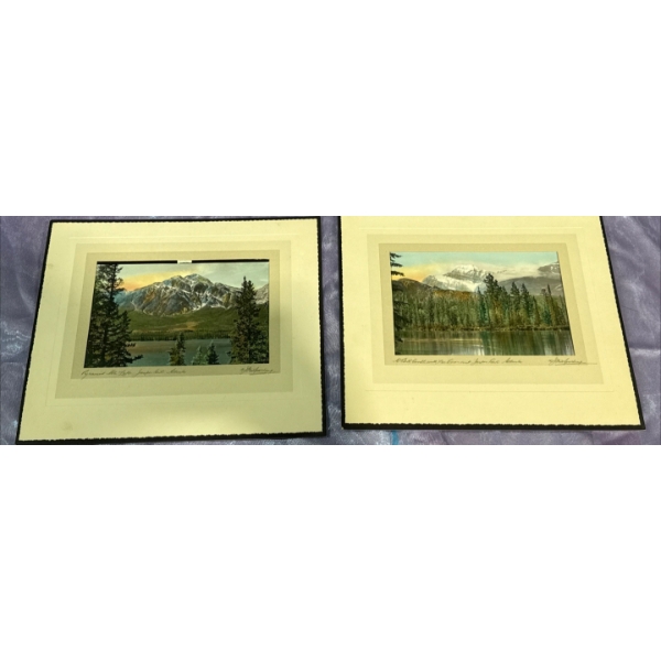 Pair of Mountain Photographs 6.5Wx4.5H