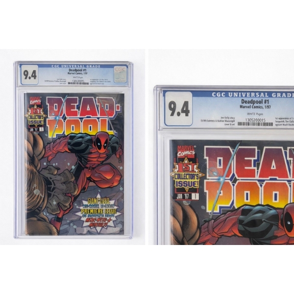  Dead pool #1 marvel comics 1997 grade 9.4 

