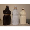 Image 2 : Monk Ceramic Hand Painted Decanters , Including Tolley Old Monastery Wine 