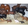 Image 4 : Collection of Elephant Decor: Wood, Stone, Ceramic- Includes: Wooden Pair 11 W, 6.5 T
