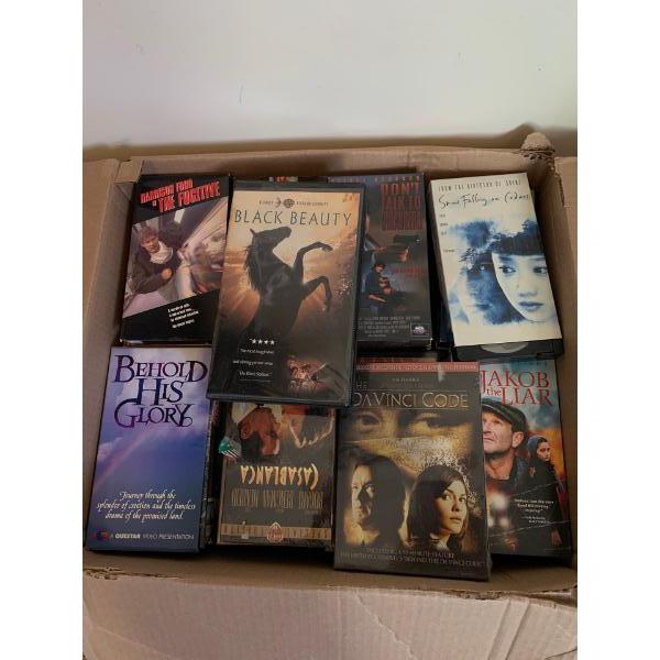 Mystery Box of DVD'S AND VHS