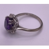 Image 3 : One Ladies Synthetic Gemstone Ring 10K WG, Weighs 4.3g 
