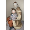 Image 2 : Lladro Porcelain Santa w/ Child Figurine 7T 5711