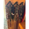 Image 2 : Massive Collection Of Fashion Jewelry, Red Jewelry Box Full Of Earrings And Necklaces Plus Cast Iron