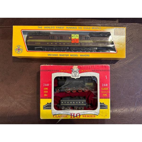 Mehano Master Model Makers Pennsylvania 4828 w/ Aristo Craft Distinctive Minis. 2-8-0 Classic Model 