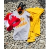 Image 1 : Vintage Baseball Uniform (Small Fit/ Tagged Large), Yellow Curtis Jacket (Small Fit/Tagged XL)