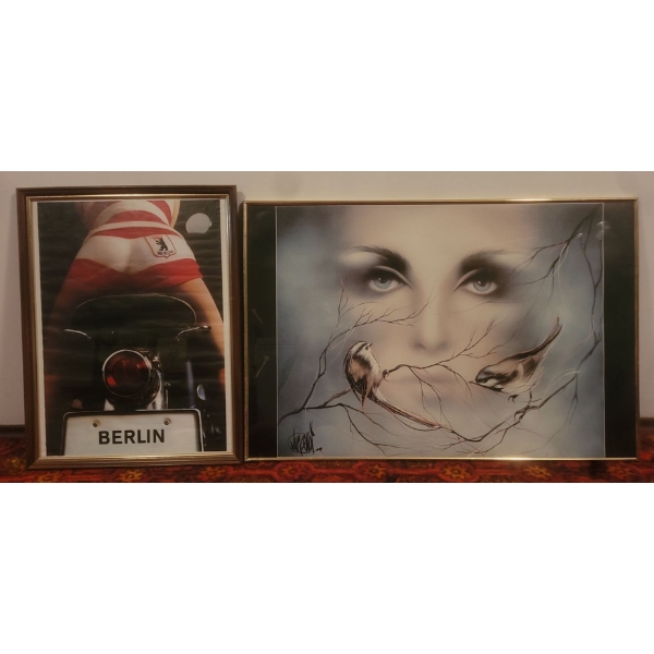 Set of 2 Framed Prints - Largest is 24x36 