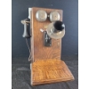 Image 1 : Vintage Northern Electric Company Wooden Wall Crank Telephone