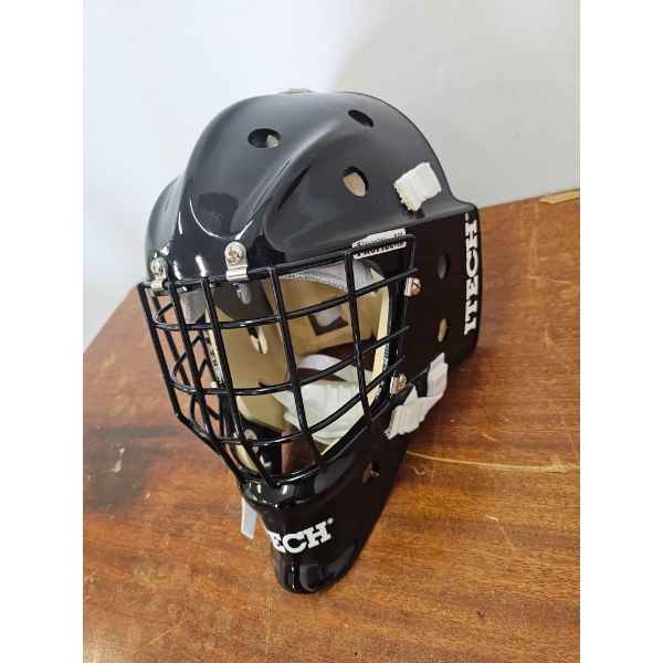 Itech Black Hockey Goalie Mask with Cage