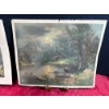 Image 5 : J. Hoover Philada "The Old Mill" & "Indian Lake Adirondacks" Prints 20Wx16.5H