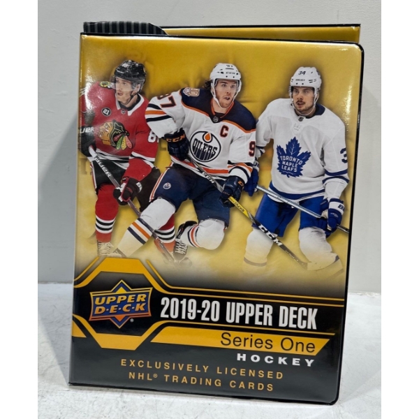 Three Binders of Upper Deck 2019/20 Collectors Hockey Cards