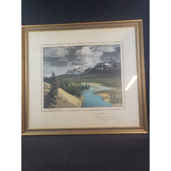  Athabasca Valley Painting (24" x 27"  Inches Before Frame)