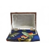 Image 3 : Wicker Storage Baskets with Floral Cushioned Lids