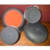 Image 1 : 2 GOOGLE Nest Minis (2nd Generation) w/ Magnetic Kiwi Design Skins 