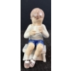 Image 1 : Copenhagen Porcelain Boy Drinking Figurine 5.5T
