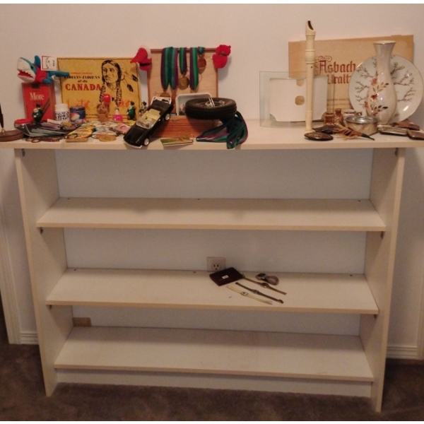 3 Tiered Bookshelf 66x14x44 Contents Not Included