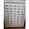 Image 2 : Framed Under Glass John Players Airplane Cigarette Cards 25 w 31 1/2 h