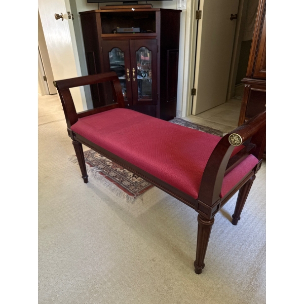 Mahogany Stool  42L x 26T