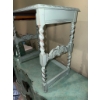 Image 3 : Decorative Glass Bottles and Light Blue Painted Table