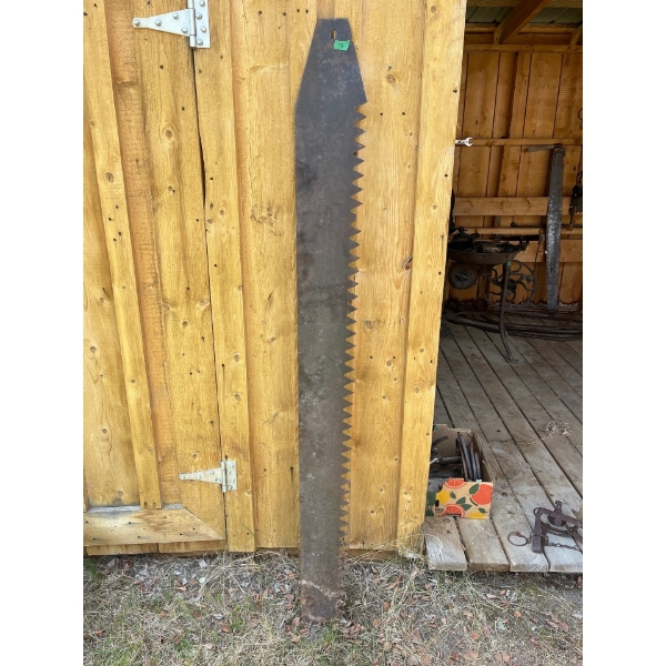Large Antique 72" Saw Blade Great As A Wall Hanger 