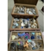 Image 3 : Set of Costume Jewelry Including Box, a lot of Clip On Earrings, Silver Pieces, and a Seiko Watch