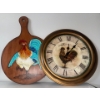 Image 1 : Decorative Rooster Kitchen Items Wall Clock & Wall Art  14"diameter