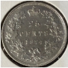 Image 2 : 1874 VF Canadian Quarter 92.5% Silver