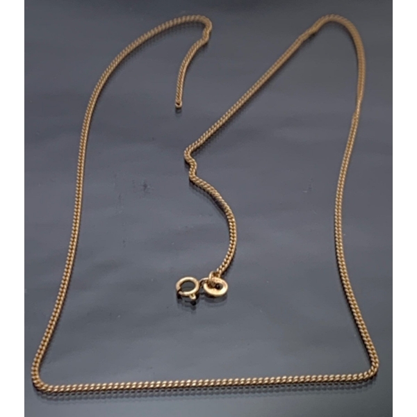 10k Gold Chain (Link Broken, Needs to be Soldered), Weighs 2.6g 