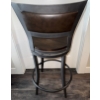 Image 4 : Industrial Style Counter Height Rustic Dining Set Bar Table & Five Stools 40x68x39"tall