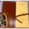 Image 6 : Office Accessories - Genuine Leather Pocket Books Wallet Fountain Pens Calculators 