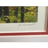 Image 7 : "Fall" , Artist: Illegible, 100/950 , 20.5 X 19 Framed Under Glass