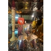 Image 2 : Amber Colored Liquor Decanter w/ Metallic Cups Crystal Stemware Collection & More