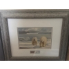 Image 1 : "Masters of the Arctic" 16.5 X 14 Framed Under Glass