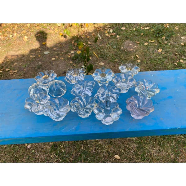 Glass Candle Holders