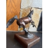 Image 2 : Bronze Horse Sculpture By Rick Handford 'The Winning Spirit', 2/24, 14In Long 