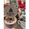 Image 2 : Copin Porcelain Christmas Dinnerware Collection w/ Holiday Compact Disk Tunes