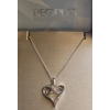 Image 5 :  Peoples Jewellers Diamond Infinity Heart Pendant Necklace Is Crafted From Sterling Silver 925 , 8.9