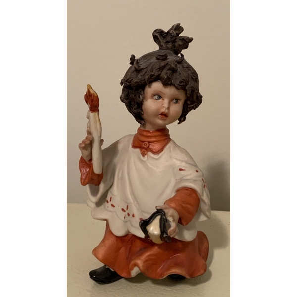 Capodimonte Figurine - Alter Boy 5T Auburn Hair Color