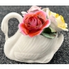 Image 2 : English Bone China Ceramic Flower Arrangement Figurines, Set of 5