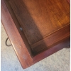 Image 4 : Vintage Cherry Wood Magazine Stand (Broken On Front, Pieces Incl) - 23W, 17D, 27T