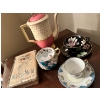 Image 2 : Cup and saucer saucer, set with tea, pot sugar bowl and a book called wide wide world by Elizabeth W