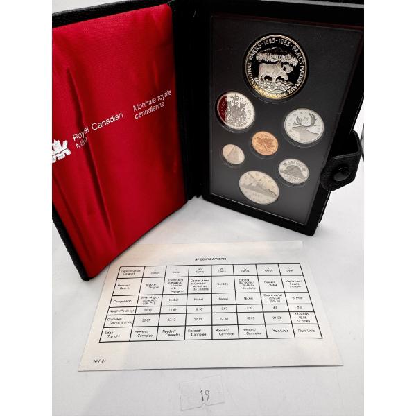 1985 Canada Specimen Double dollar set - 100th anniversary of Canada National Parks 