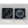 Image 2 : 2 1988-1987 Canadian Silver Coin 50% Ag 46g 